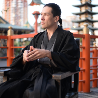 Кимоно костюм мужской японский Sensei 先生