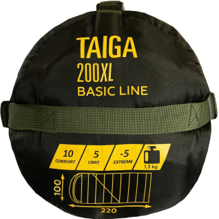 Спальный мешок Taiga 200 левый 2024 TRS-059R-L
