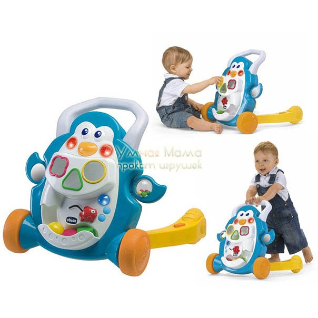 ХОДУНКИ-КАТАЛКА 2 В 1 "ПИНГВИН", CHICCO