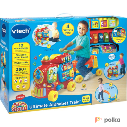 Возьмите ПАРОВОЗ-КАТАЛКА "ВЕСЕЛЫЙ АЛФАВИТ", VTECH напрокат (Фото 3) в Ростове-на-Дону