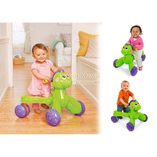 СВЕТО-МУЗЫКАЛЬНАЯ КАТАЛКА 2 В 1 "ДИНОЗАВР", FISHER-PRICE