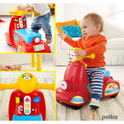 Возьмите ОБУЧАЮЩИЙ СКУТЕР С ТЕХНОЛОГИЕЙ SMART STAGES, FISHER-PRICE напрокат (Фото 3) в Ростове-на-Дону