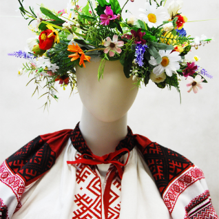 РУБАХА ЖЕНСКАЯ с венком