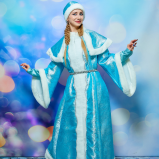 Снегурочка голубая костюм