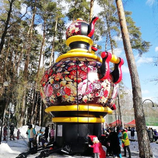Качели Самовар Жостово