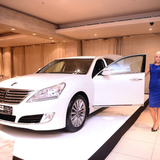 Подиум для автомобиля