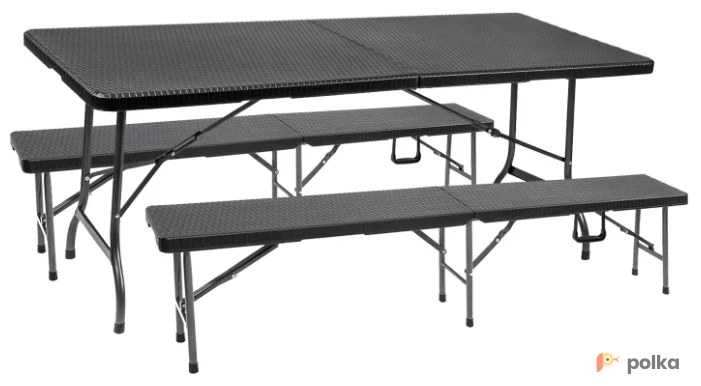 Возьмите Комплект мебели Go Garden Palermo (стол, 2 скамьи) напрокат (Фото 1) в Москве