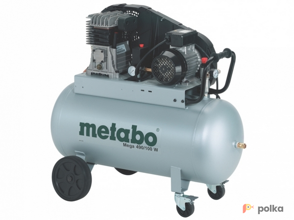 Возьмите Компрессор ременной Metabo Mega 490/100 W напрокат (Фото 1) в Воронеже
