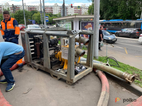 Возьмите Аренда мотопомпы для грязной воды дизельная  400 м3/ч напрокат (Фото 2) в Москве