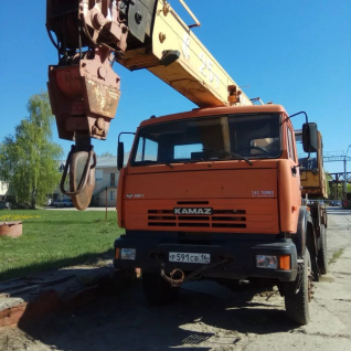 Автокран Камаз 25 тонн, 21 м