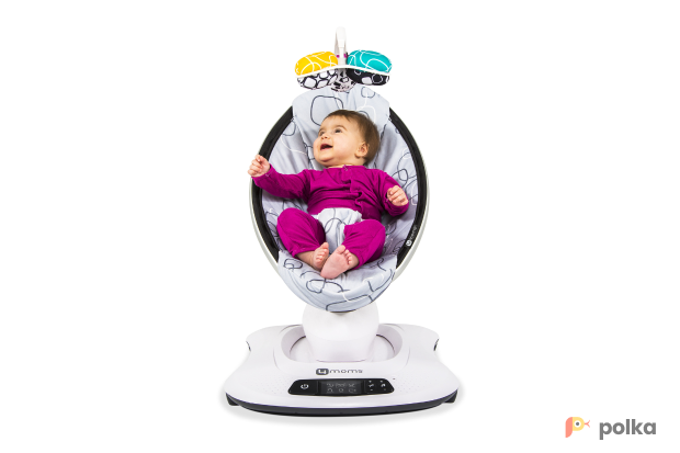 Возьмите Качели-шезлонг 4moms MamaRoo 4.0 Серый плюш напрокат (Фото 1) в Москве