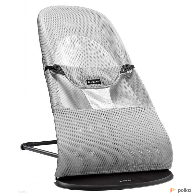 Возьмите Шезлонг BabyBjorn Balance Soft (сетка) серый напрокат (Фото 1) в Москве