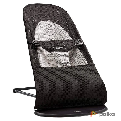 Возьмите Шезлонг BabyBjorn Balance Soft (сетка) серый напрокат (Фото 2) в Москве