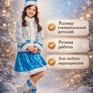 Костюм снегурочки детский 
