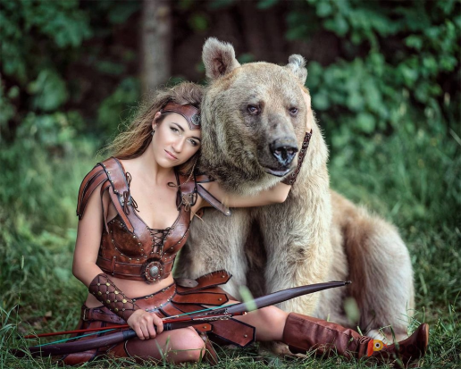 Возьмите Женский костюм амазонки воительницы античной богини охотницы деметры напрокат (Фото 8) в Москве