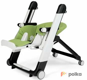Возьмите Стульчик-шезлонг для кормления Peg-perego Siesta Зелёный напрокат (Фото 2) в Москве