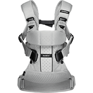 Рюкзак-переноска "BabyBjorn One Air" серебристый