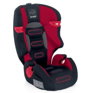 Автокресло Brevi Aston B.Fix 15-36кг (Черно-красный)