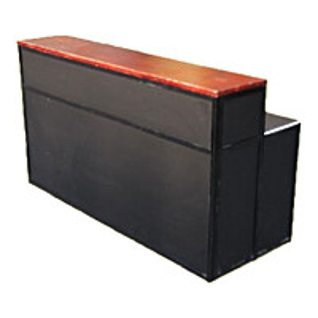 Мобильная барная стойка, 2000х800х1200, черная