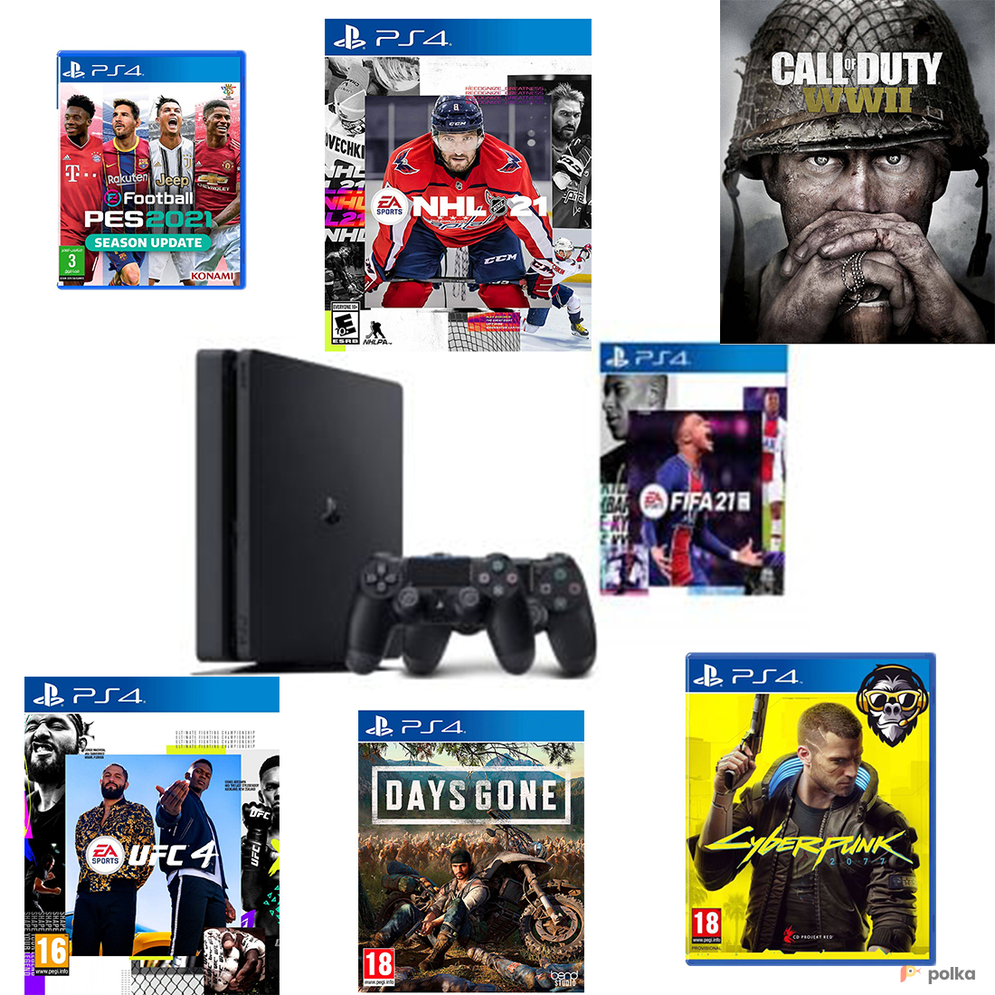 Возьмите Приставка PS4 Slim Fifa 22 напрокат (Фото 1) в Москве