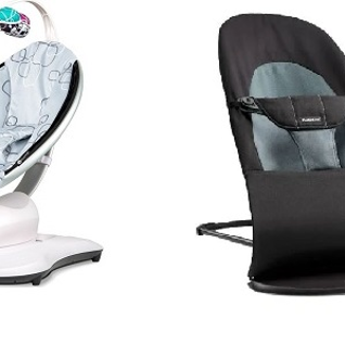 Электрокачели Mamaroo 4.0 + Шезлонг BabyBjorn