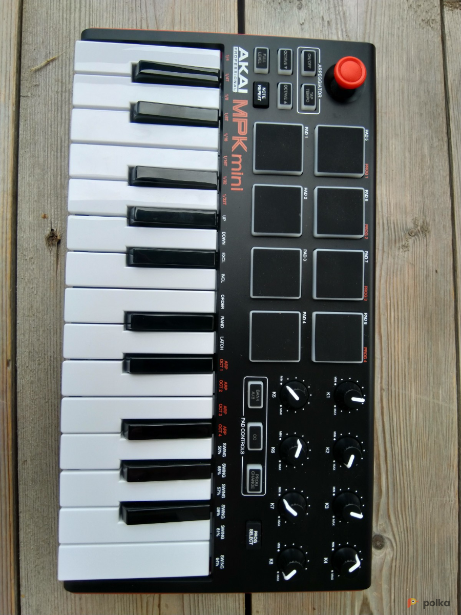 Возьмите MIDI контроллер AKAI MPK MINI II напрокат (Фото 1) в Москве