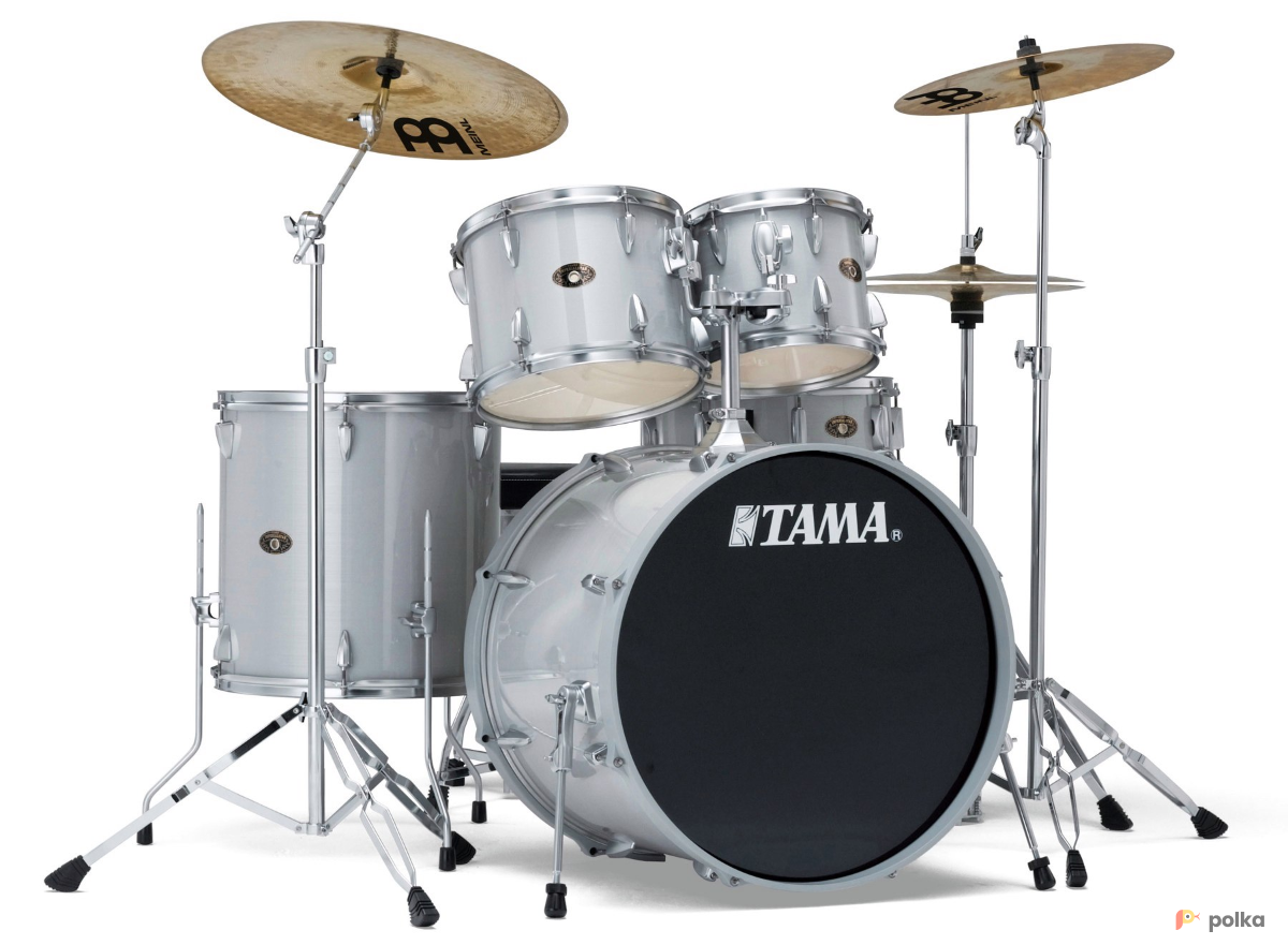 Возьмите Ударная установка TAMA IMPERIALSTAR Silver Hairline-White Sparkle (IM52KH6-HWS) напрокат (Фото 1) в Москве