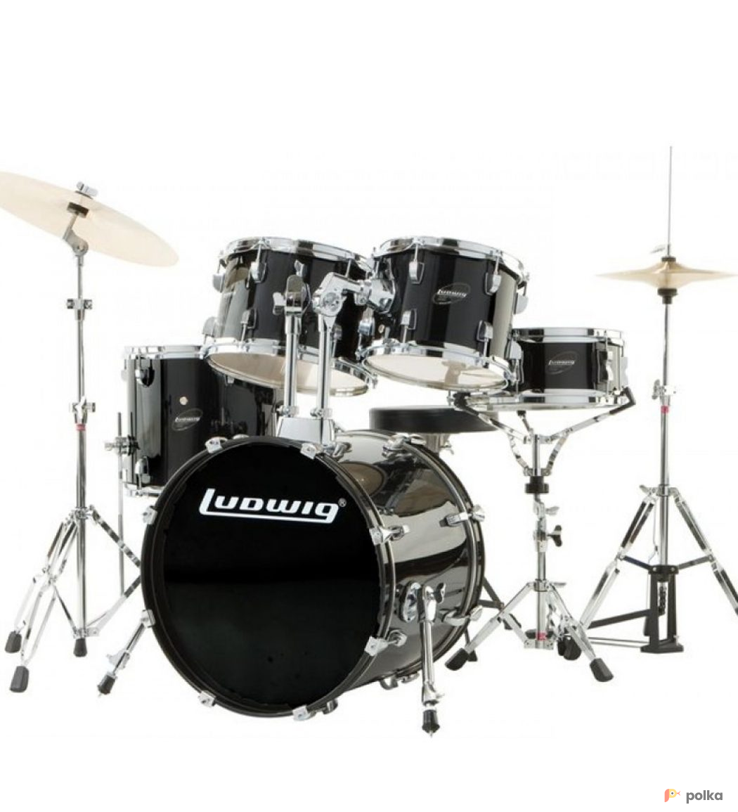 Возьмите Ударная установка LUDWIG LC175 ACCENT CS Combo Black напрокат (Фото 1) в Москве