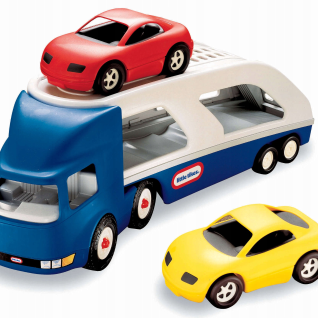 Большой автовоз с машинками Little Tikes