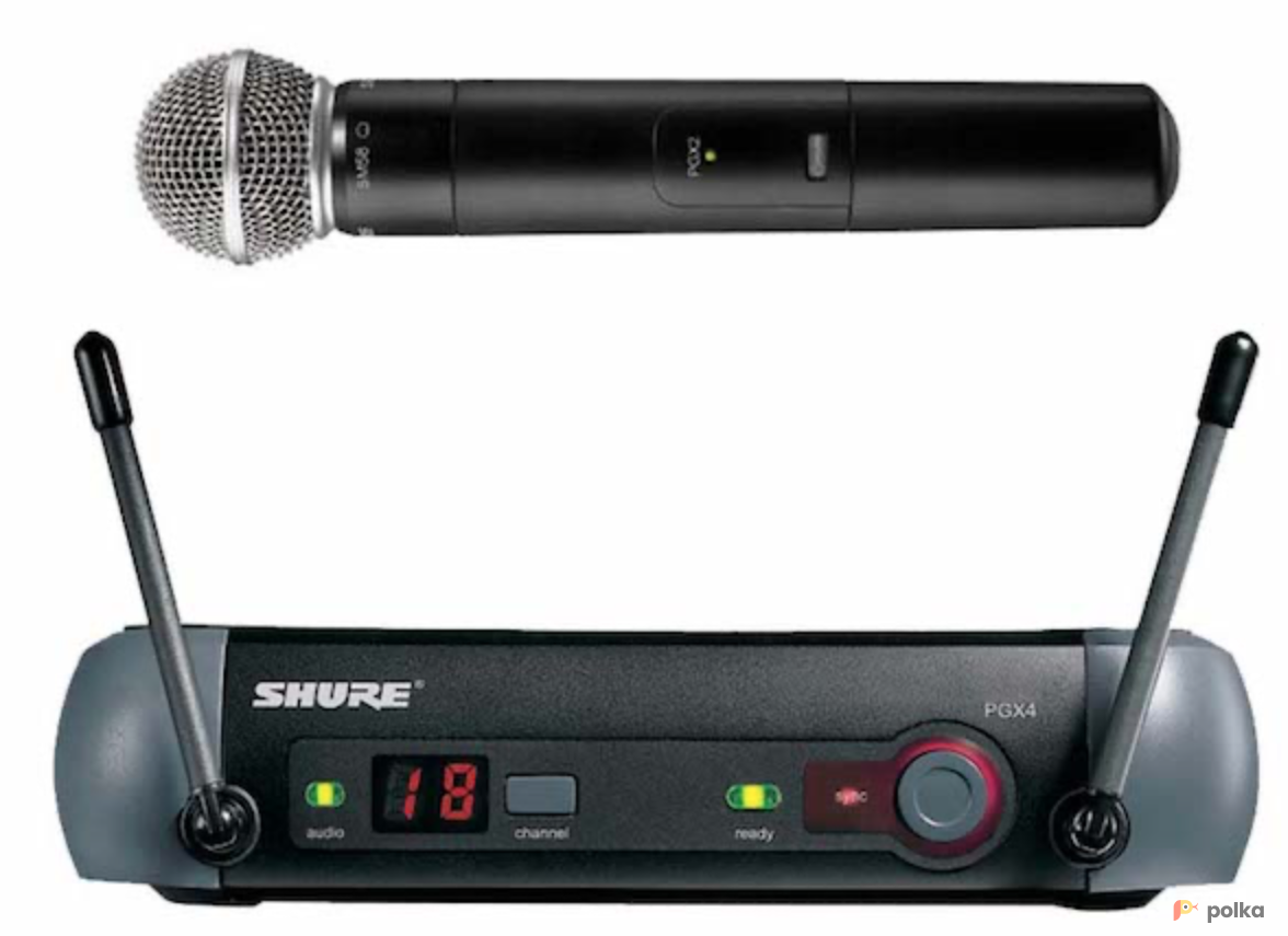 Возьмите Прокат радиомикрофона SHURE PGX 24/ BETA 58 напрокат (Фото 1) в Москве