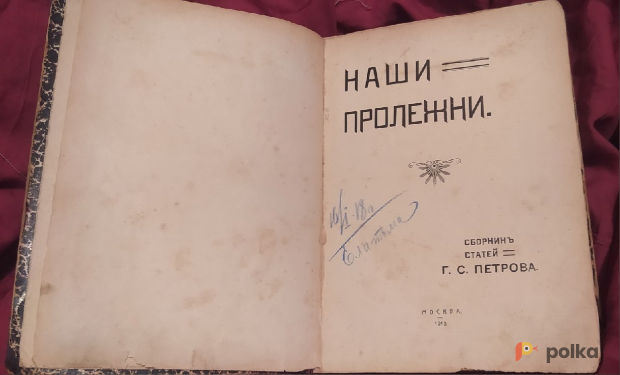 Возьмите Наши пролежни: сборник статей Г.С. Петрова, 1913 г. РЕДКИЙ АНТИКВАРИАТ, книга напрокат (Фото 9) в Москве